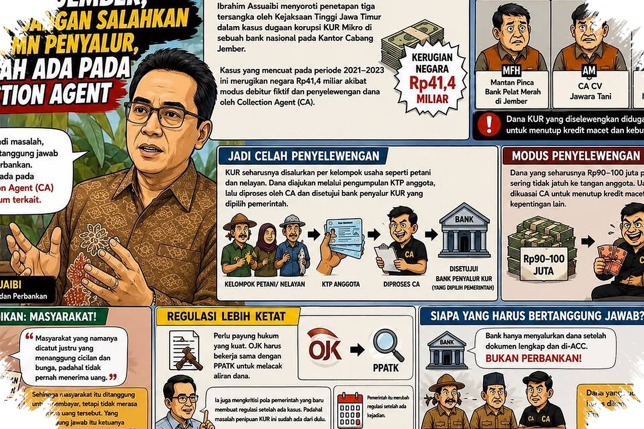 KUR Jember Disorot dari Akar Masalahnya, Ibrahim Sebut Collection Agent Bukan Bank