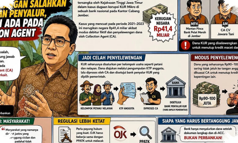 KUR Jember Disorot, Ibrahim Sebut Titik Rawan Ada di Perantara, Bukan Bank