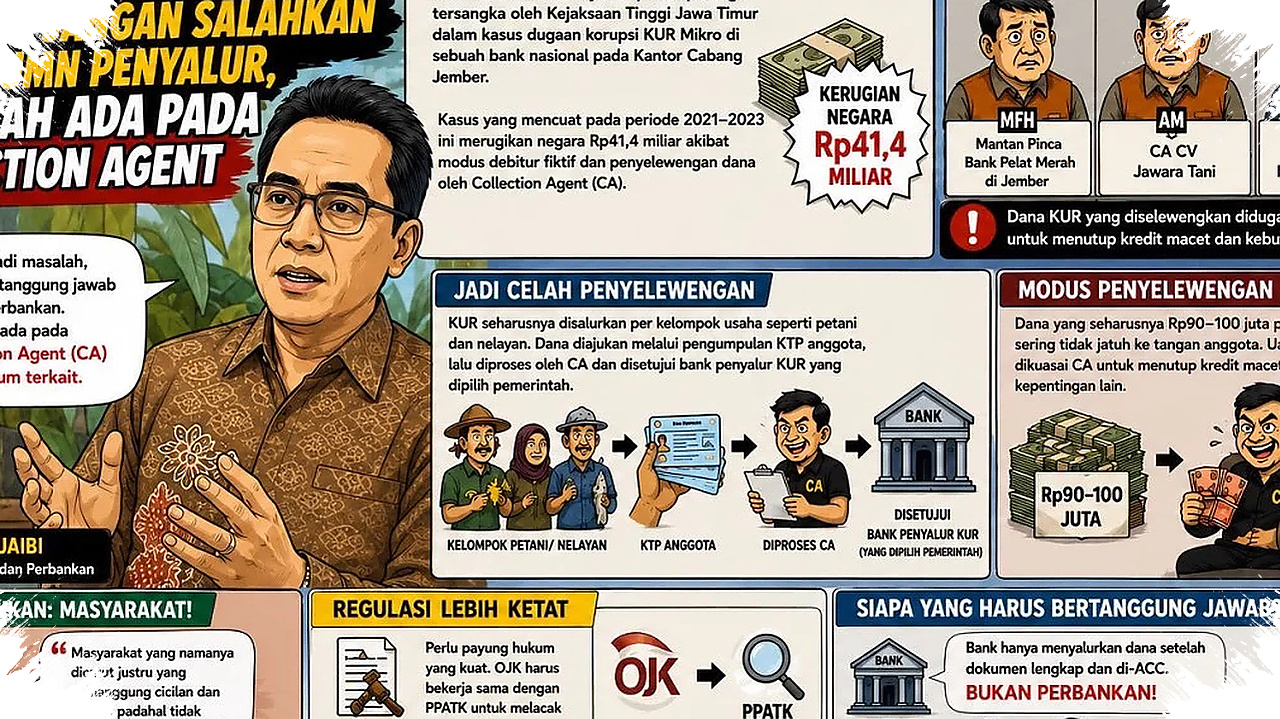KUR Jember Disorot, Ibrahim Sebut Titik Rawan Ada di Perantara, Bukan Bank
