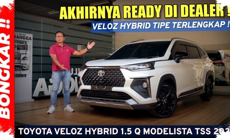 Veloz Hybrid Modelista TSS 2026 Tampil Naik Kelas, Paket Premiumnya Bikin Beda