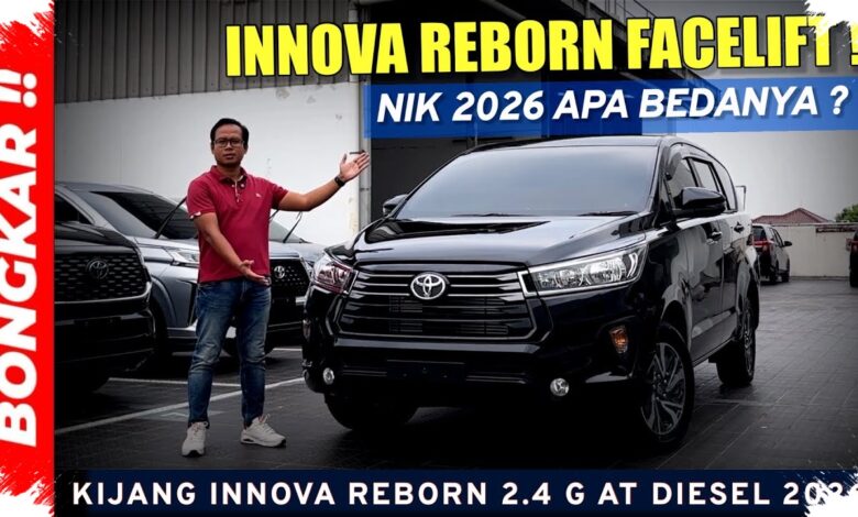 Innova Reborn Diesel 2026 Tetap Diburu, Mesin Tangguh dan Harga Rp417,8 Juta