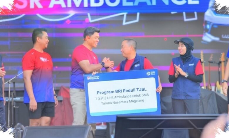 BRI Serahkan Ambulans ke SMA Taruna Nusantara, Layanan Kesehatan Sekolah Makin Siap