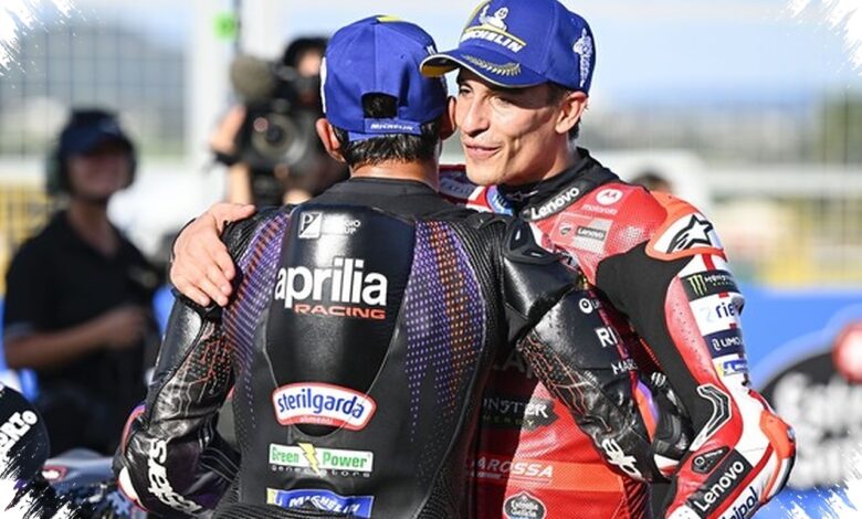Ogura dan Marc Marquez Makin Menekan Jorge Martin, Selisih Poin Kian Tipis