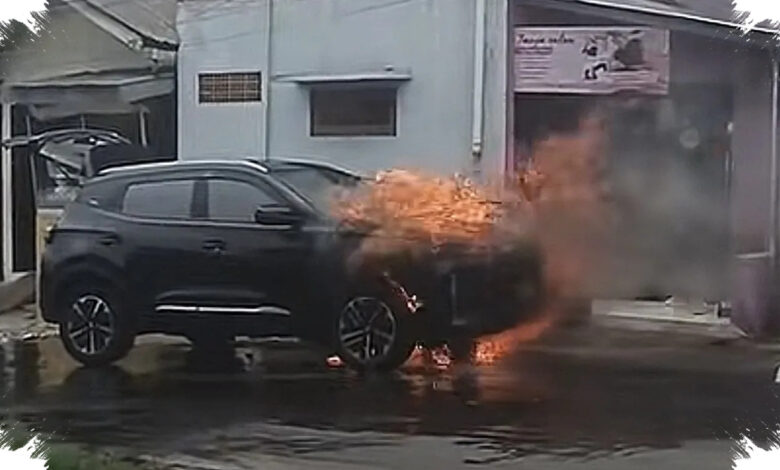 Bukan Komponen Mobil, Chery Ungkap Penyebab Tiggo Cross CSH Terbakar di Bandung
