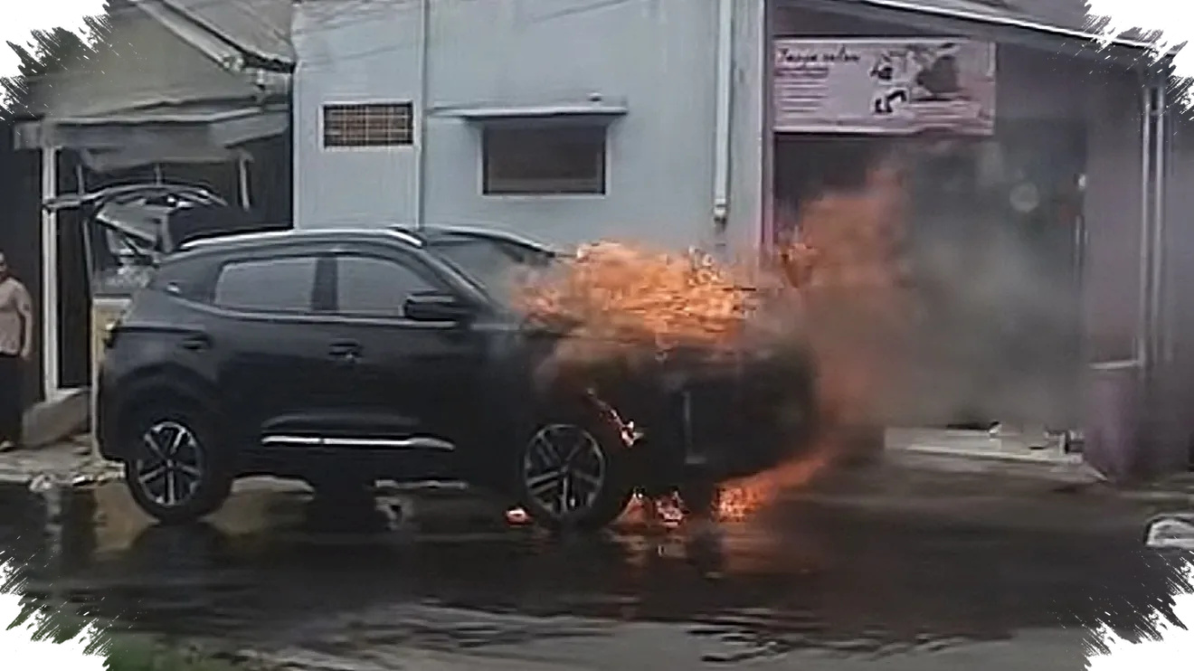 Bukan Komponen Mobil, Chery Ungkap Penyebab Tiggo Cross CSH Terbakar di Bandung