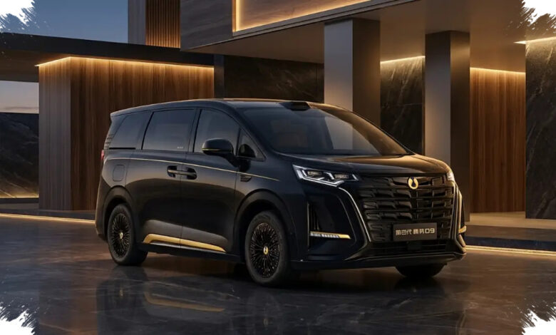 Denza D9 Dark Gold Tampil Lebih Mewah, Logo Emas Asli Bikin Harganya Melonjak