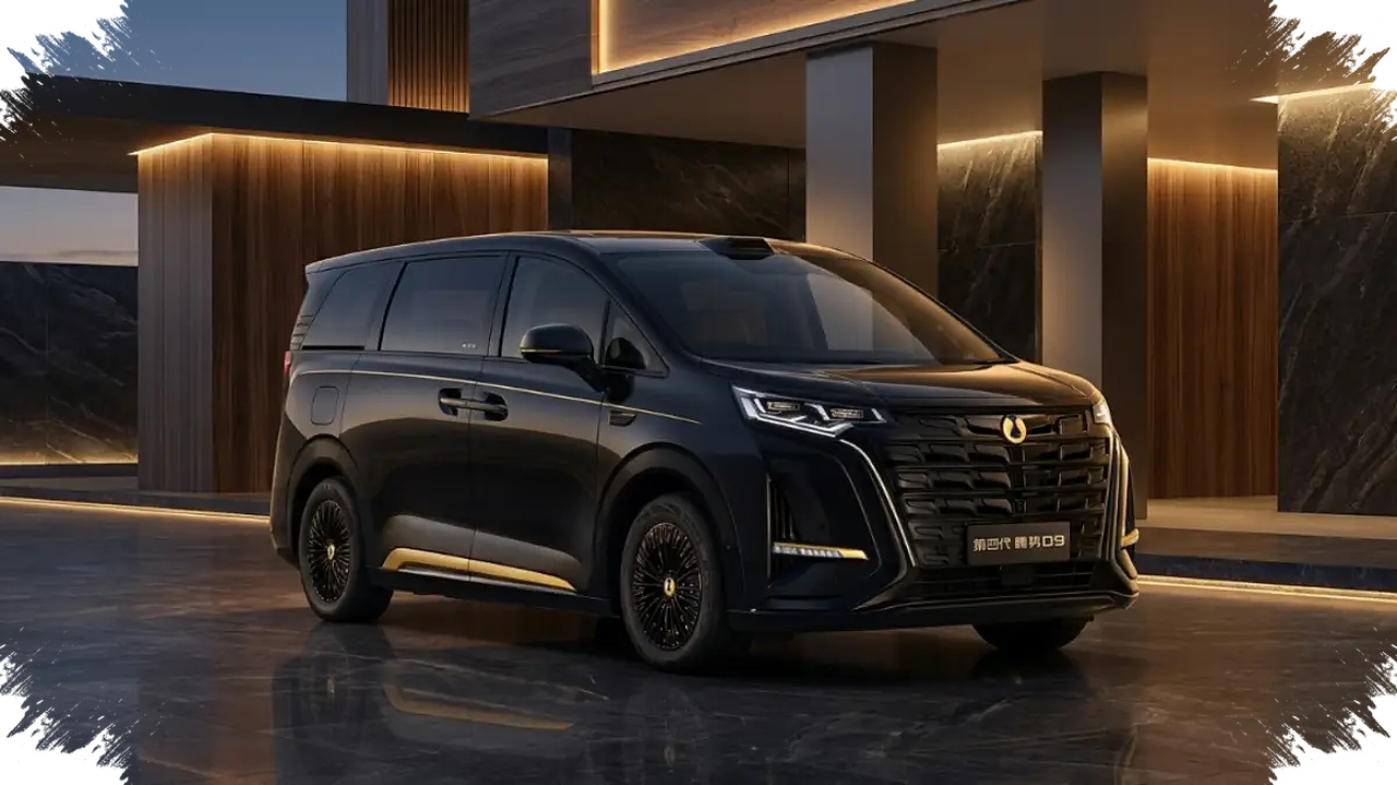 Denza D9 Dark Gold Tampil Lebih Mewah, Logo Emas Asli Bikin Harganya Melonjak