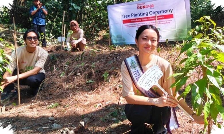 Sharp Ubah Langkah Pelari Jadi 600 Pohon, Restorasi Ini Menyentuh Habitat Elang Jawa