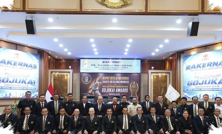 Penghargaan Warnai Penutupan Rakernas Gojukai, Nama Besar Karate Ikut Diganjar