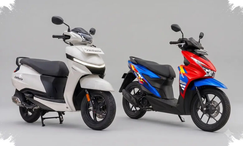 Bagasi 33 Liter TVS Callisto 110 Menantang Honda BeAT yang Super Ringan