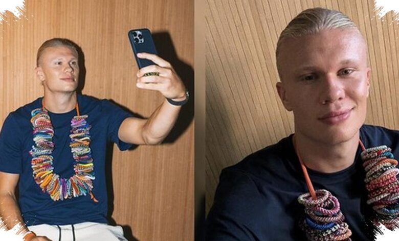 Kknekki Diborong Fans, Ikat Rambut Haaland Ternyata Jadi Barang Buruan