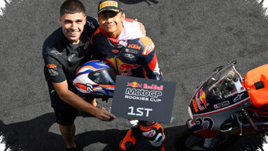Kiandra Ramadhipa Naik ke Posisi 3, Persaingan Red Bull Rookies MotoGP Cup Makin Ketat