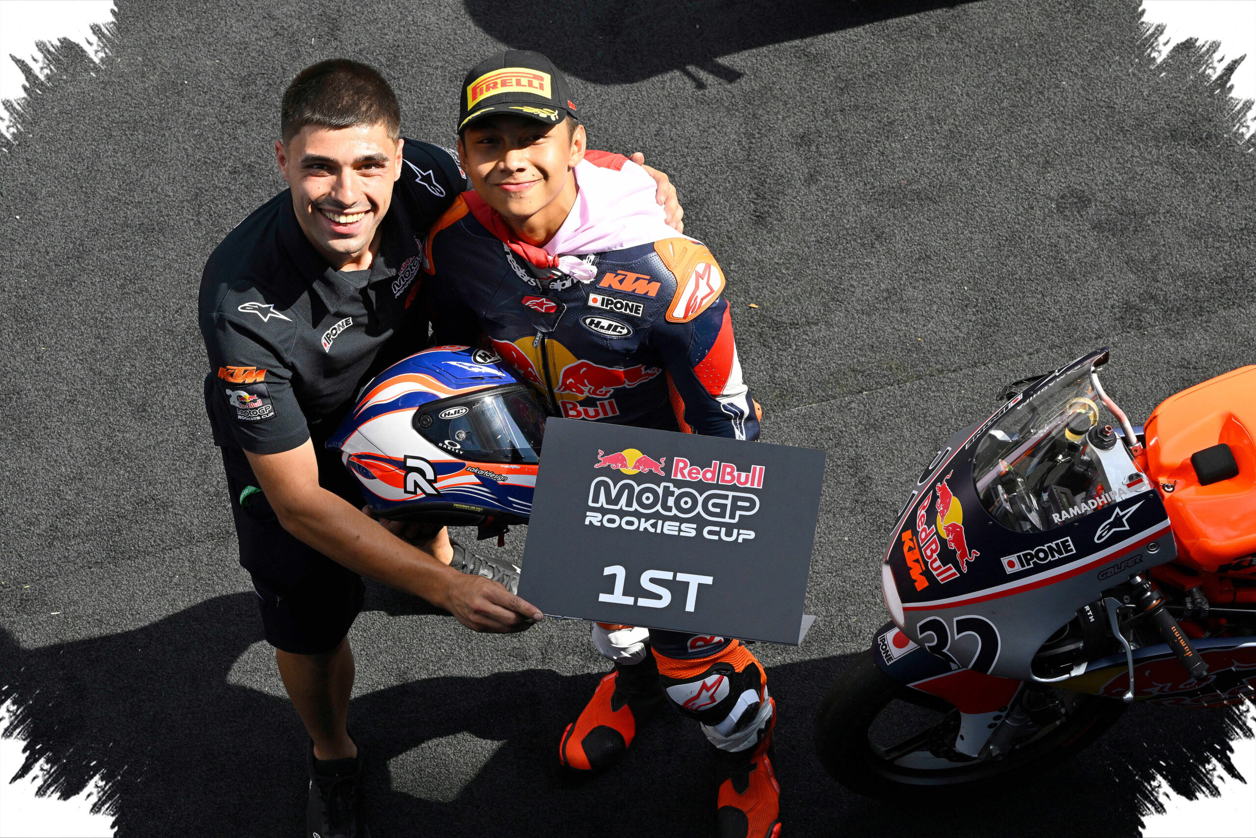 Kiandra Ramadhipa Naik ke Posisi 3, Persaingan Red Bull Rookies MotoGP Cup Makin Ketat