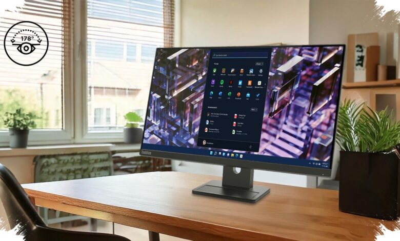 Lenovo ThinkVision E24q-30 Bukan Monitor Kantoran Biasa, 1440p 100Hz di 23,8 Inci