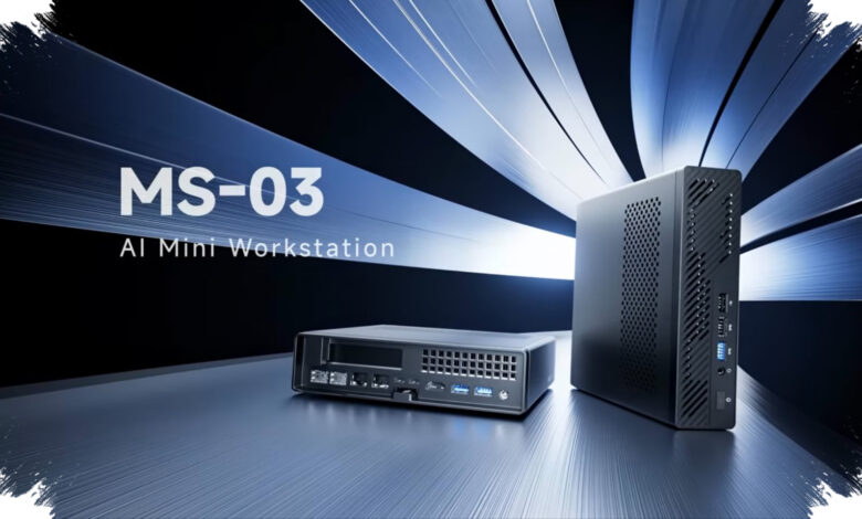 MS-03 Siap Bikin Mini PC Naik Kelas, Minisforum Bawa 10GbE Ganda dan GPU Diskret