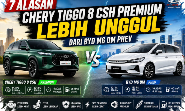 BYD M6 DM Langsung Menguasai PHEV Juni, Chery Tiggo 8 CSH Tergeser Jauh