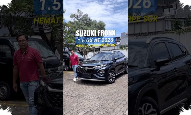 Kabin Lebih Rapi dan Bodi Coupe yang Tegas, Suzuki Fronx GX Hybrid Tampil Beda