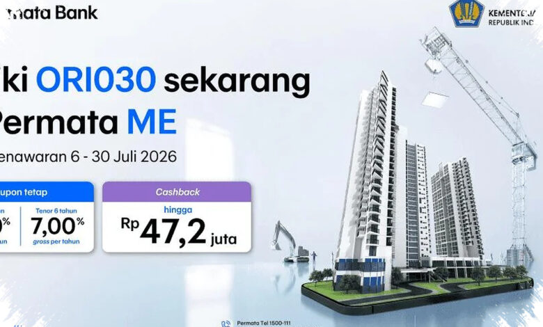 ORI030 Tawarkan Kupon Tetap Hingga 7%, Permata Bank Andalkan Jalur Digital