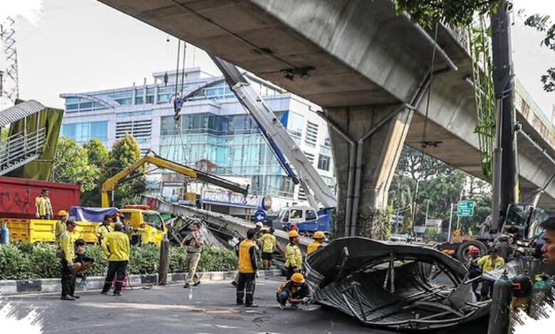 JPO Tendean Rusak Berat dan Harus Dibongkar, Ganti Rugi Miliaran Belum Jelas