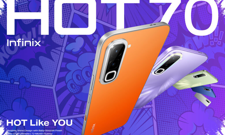 Bodi Infinix Hot 70 Pro Menyimpan Efek UV, Performa 144Hz Ikut Menonjol