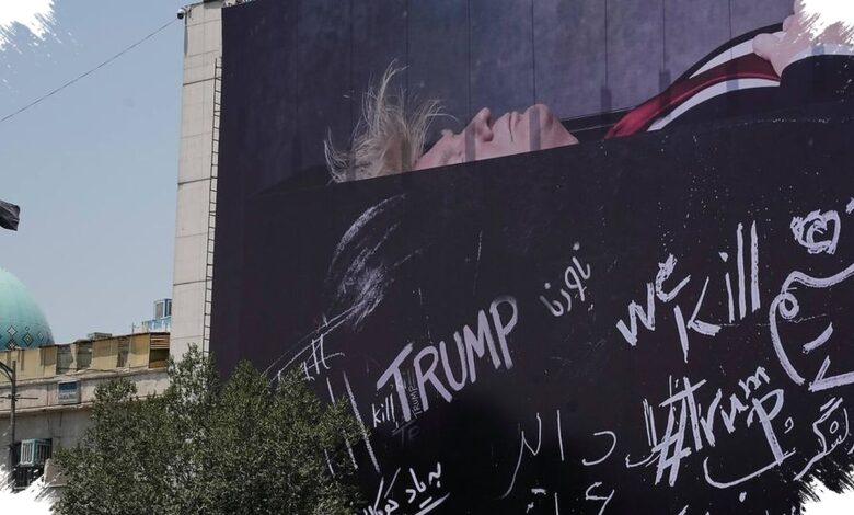 Peti Mati Bergambar Trump di Teheran, Ancaman Iran Tampil Terang di Ruang Publik