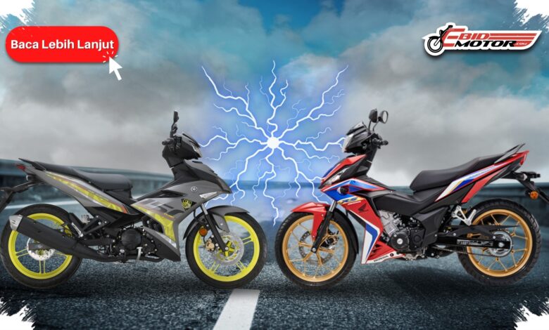 Honda RS150R Lebih Murah dan Lengkap, Yamaha Y15ZR Menang di Kelincahan