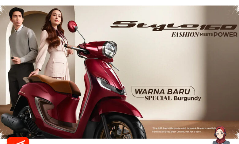 Mesin 160 cc Honda Stylo Mengubah Kesan Kalem Special Burgundy yang Elegan