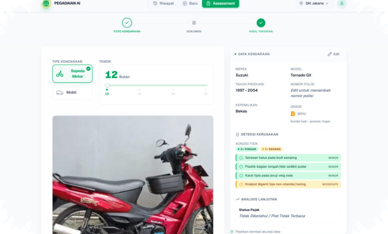 Motor Tanpa DP di Pegadaian Tidak Tersedia, Uang Muka Justru Jadi Syarat Awal