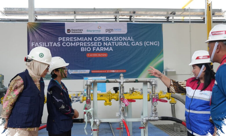 Pasokan CNG 300.000 m³ per Bulan Buka Peluang Hemat 40 Persen bagi Bio Farma