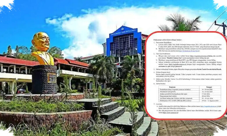 Unsrat Buka 1.318 Kursi Mandiri T2 Gelombang II, Ilmu Kelautan Terbanyak