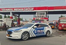 Stok BBM Sumut Aman, Pengawalan Polisi Diperkuat agar Pasokan SPBU Medan Lancar