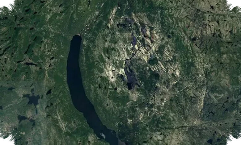 Kawah Meteor 390 Juta Tahun di Quebec Terbukti Nyata, Berawal dari Google Maps