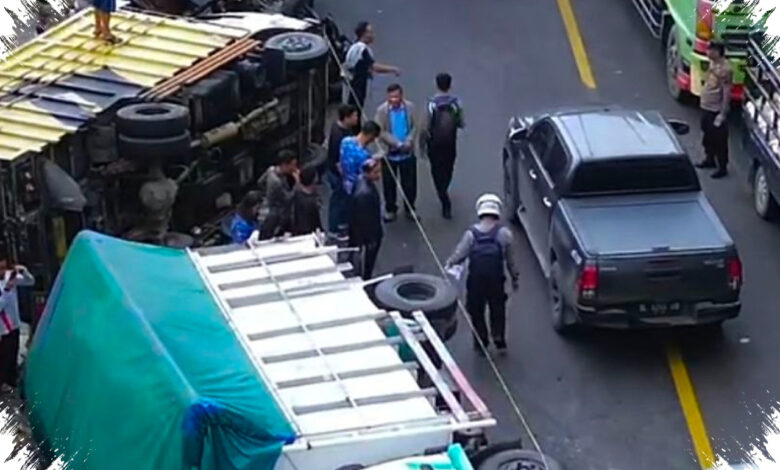 Empat Tewas dalam Tabrakan 9 Kendaraan di Deli Serdang, Truk Diduga Rem Blong