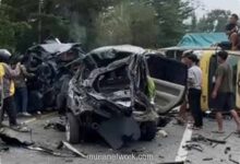 4 Orang Tewas dalam Tabrakan 9 Kendaraan di Sibolangit, Truk Diduga Rem Blong