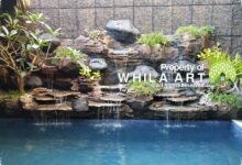 Kaca Tempered Bekas 15 mm Mengubah Kolam Koi 3×1 Meter Jadi Lebih Menonjol
