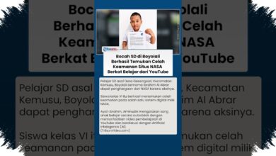 Dari Ponsel dan YouTube, Siswa SD Boyolali Raih Apresiasi NASA atas Temuan Celah