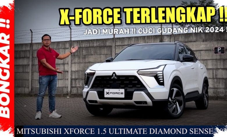 4 Mode Jalan dan Diamond Sense, New Mitsubishi Xforce Bidik Pengemudi yang Butuh Traksi