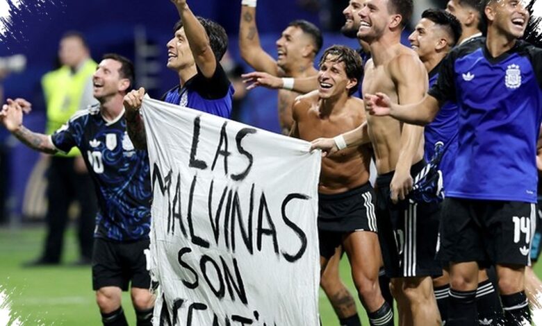 Spanduk Malvinas Usai Argentina Kalahkan Inggris, Sengketa 1982 Kembali Terbuka