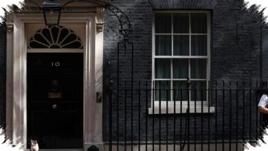 Larry Ingatkan Andy Burnham, Kotak Pasir dan Makan di Downing Street