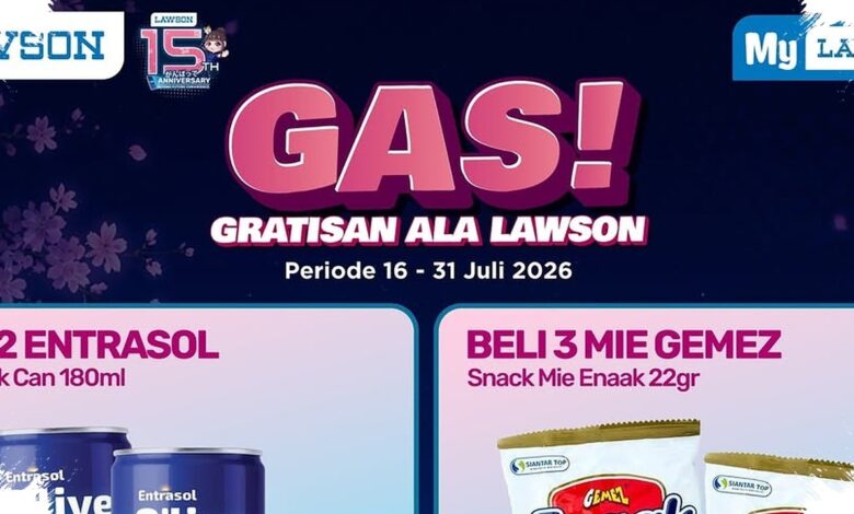 5 Promo Lawson Akhir Juli 2026, Belanja Rp 50.000 Bisa Tebus Menu Rp 15.000