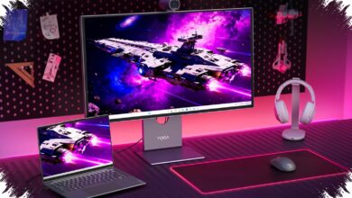 Lenovo Yoga Pro 27UD-10 Satukan Kamera 4K, Audio 34W, dan Layar QD-OLED