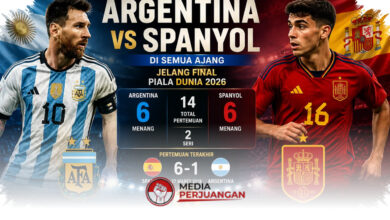 Argentina Ubah Tiga Starter, Spanyol Tetap Utuh Jelang Final Piala Dunia 2026
