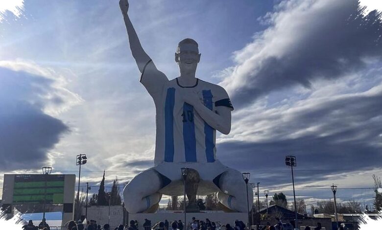 Patung Messi 26 Meter Mengangkat Cutral Co dari Kota Energi ke Jalur Wisata Patagonia