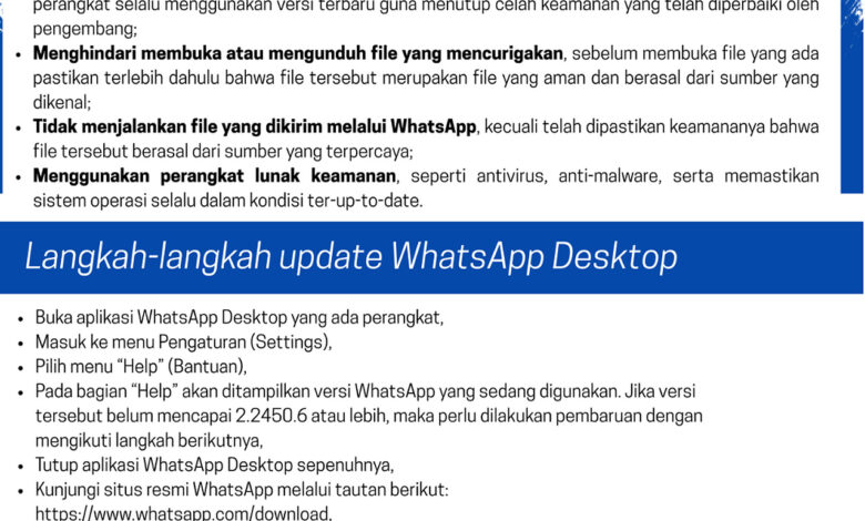 Lampiran dari Kontak WhatsApp yang Diretas Bisa Membuka Akses Jarak Jauh ke PC