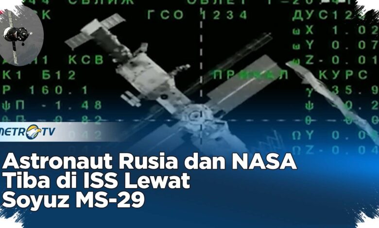 Di Tengah Ketegangan Ukraina, Kru AS-Rusia Memulai Delapan Bulan di ISS