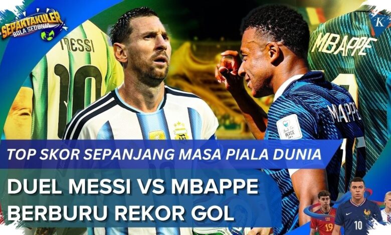 Mbappe Raih Rekor 22 Gol Piala Dunia, Messi Gagal Pertahankan Gelar Argentina