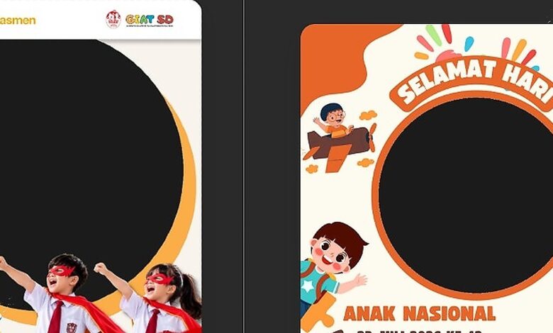 20 Link Twibbon Hari Anak Nasional 2026 untuk Sebarkan Pesan Perlindungan Anak