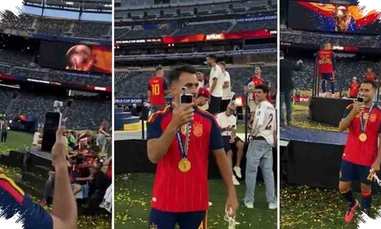 Kamera Honor Robot Phone Bergerak Sendiri di Pesta Juara Dunia Spanyol