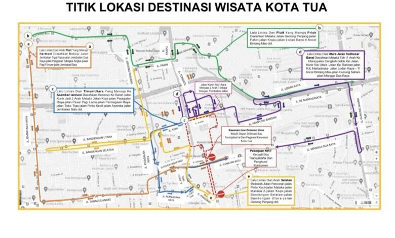 Kota Tua Padat Sore Ini, 6 Kantong Parkir dan Jalur Pengalihan Perlu Disimak