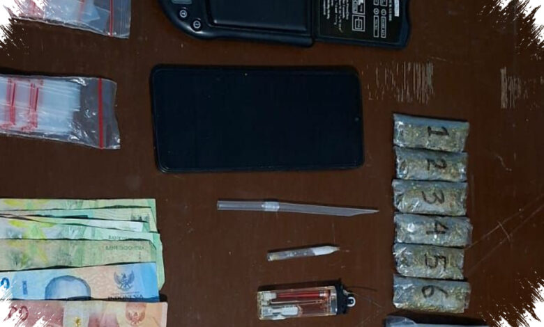 Sabu, 8 Paket Ganja dan Timbangan Digital Disita dari Rumah di Padang Gelugur